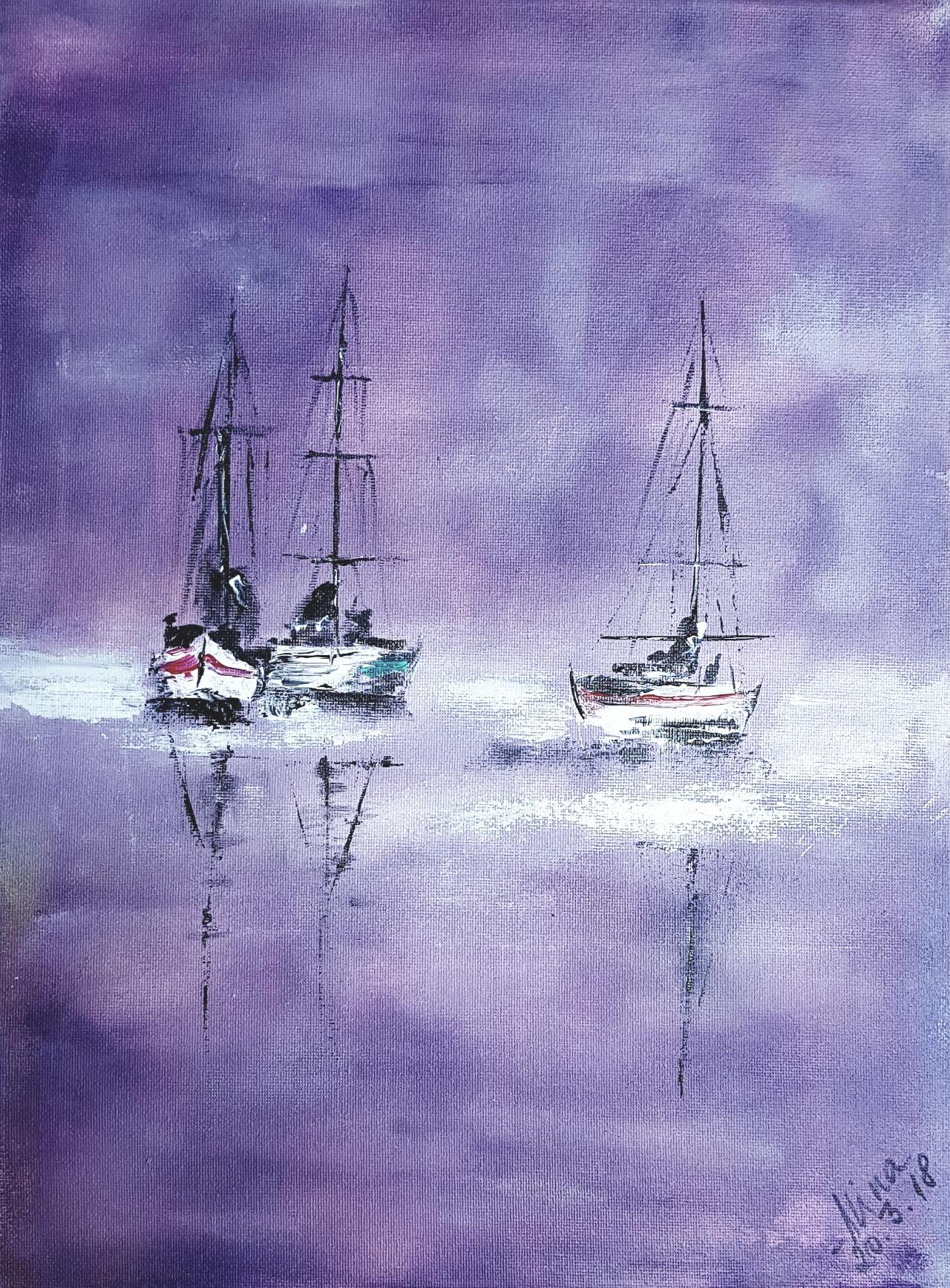 ArteDiAlina.com painting: calm water 2
